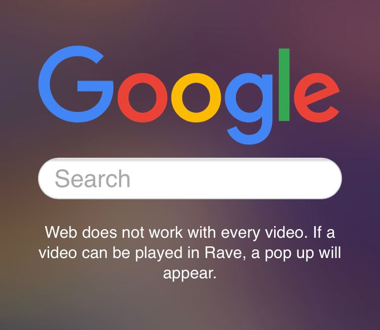 Rave web browser