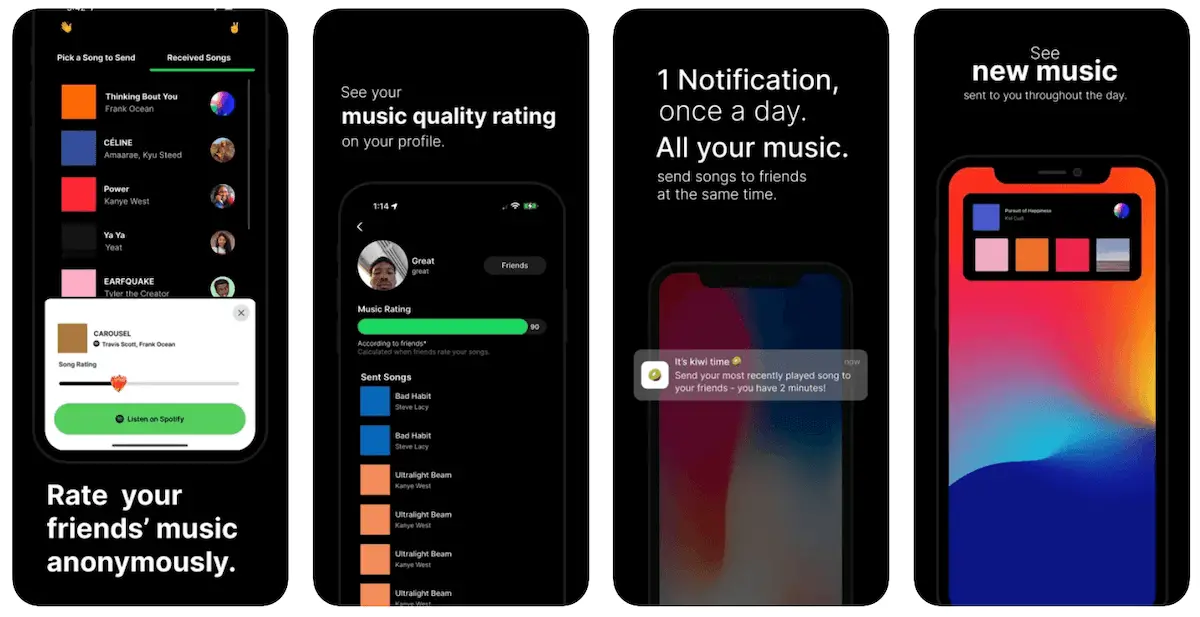 KIWI - MUSIC WITH FRIENDS WIDGET - FULL OVERVIEW & HOW TO USE