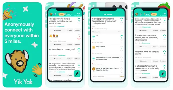 How to change comment icon in Yik Yak?