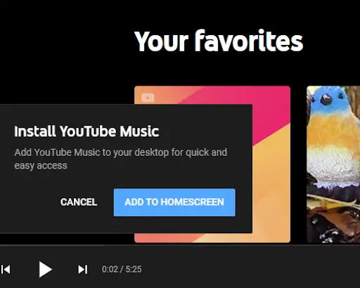 how to install Youtube music app