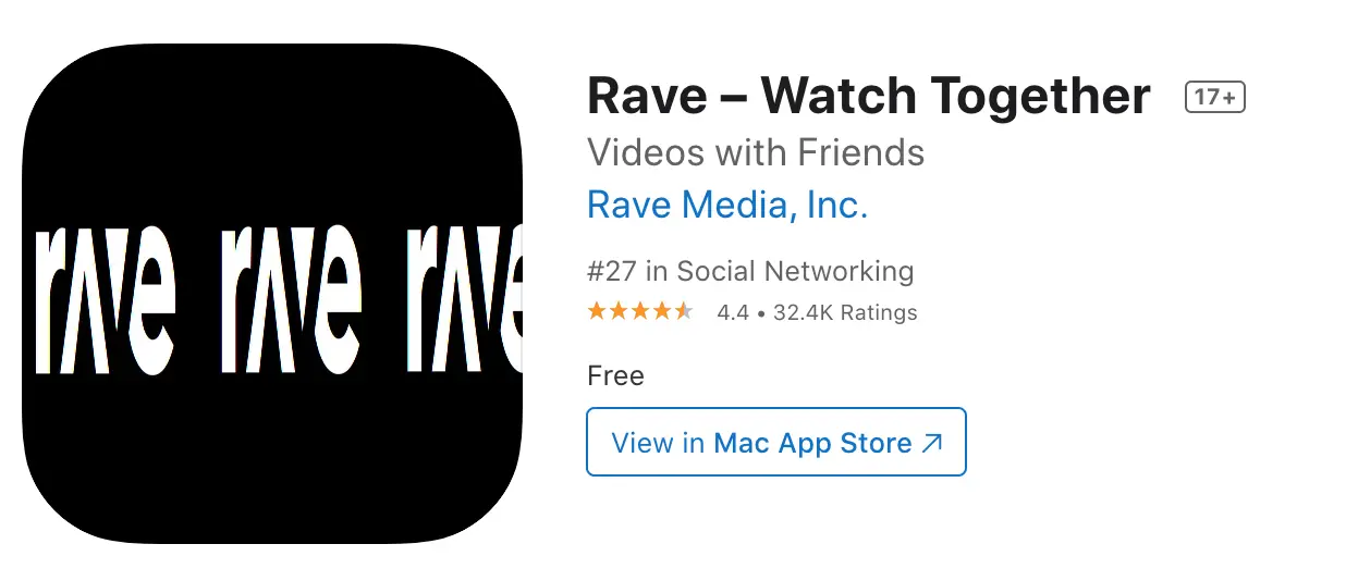 Rave app overview