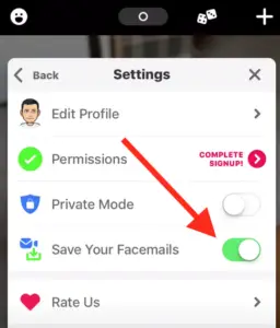 Houseparty save your facemails