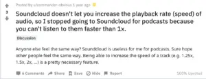 Soundcloud increase speed