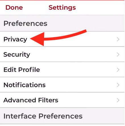Privacy Parler app