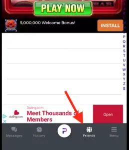 see friends in Parlor app